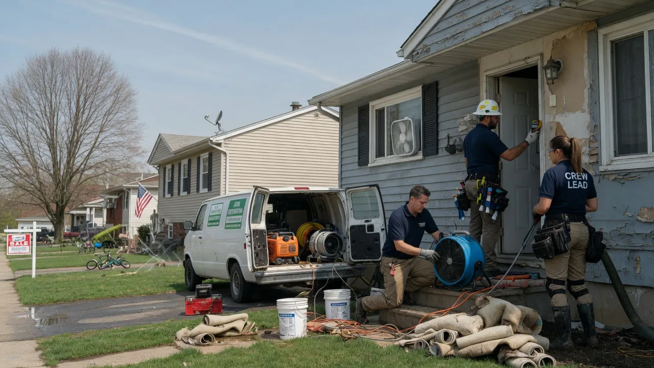 Flood Cleanup in Thornton, PA near me