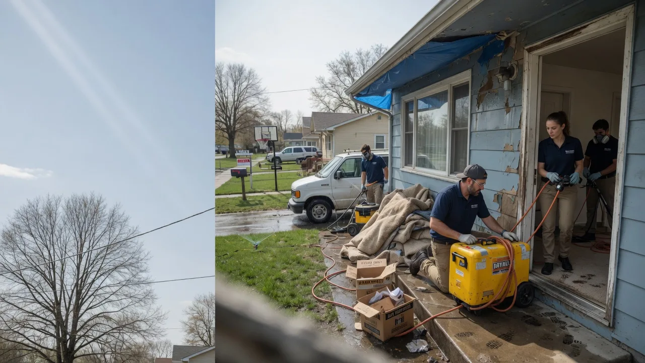Basement Flood Cleanup in Thornton, PA near me